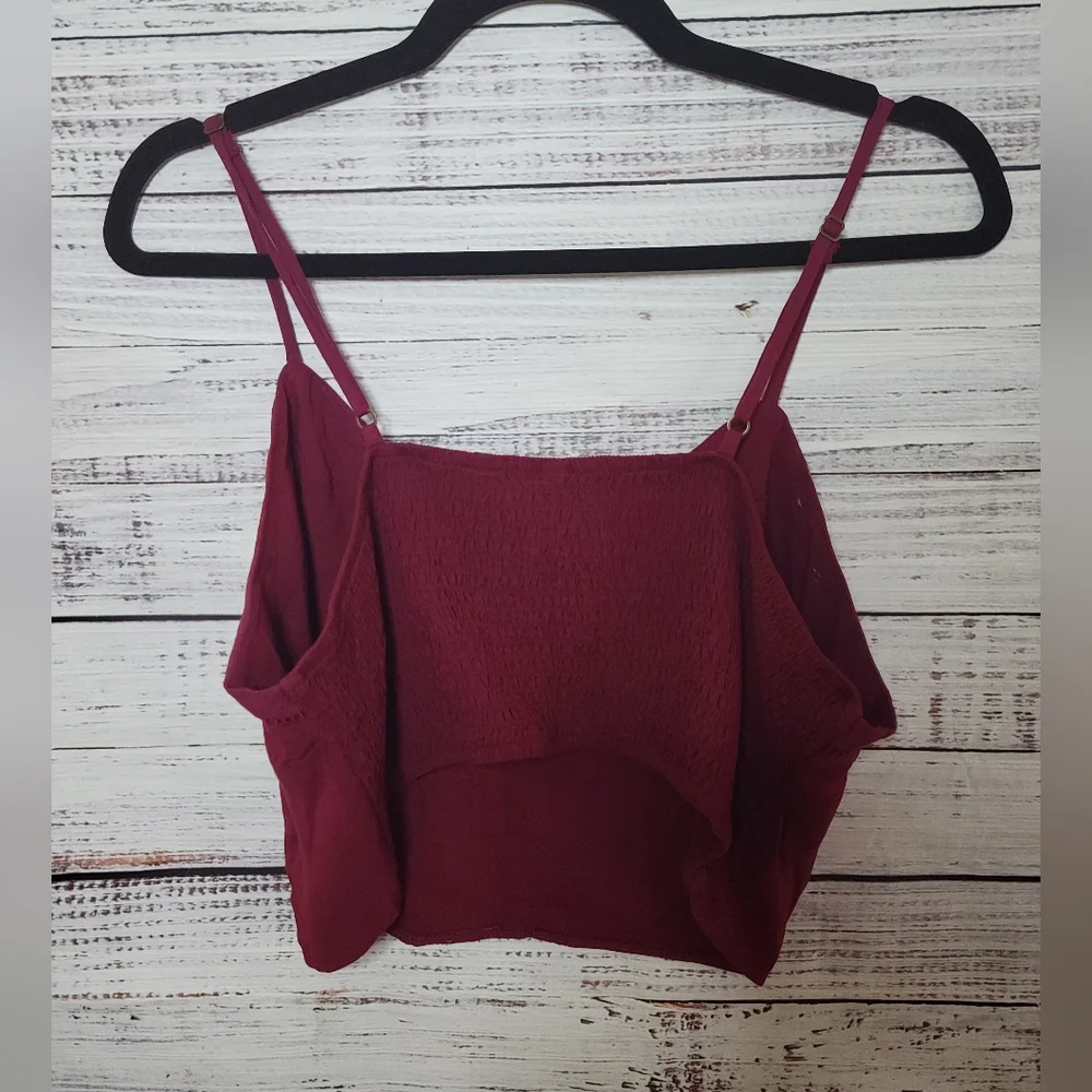 Xhilaration XL Embroidered Crop Top - Picture 2 of 5